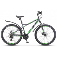 Велосипед Stels Navigator 710 MD 27.5" V020 Антрацитовый/Зелёный/Чёрный (2020)