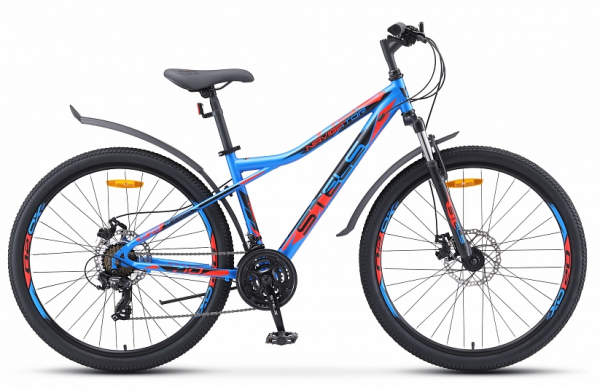 Велосипед Stels Navigator 710 MD 27.5" V020 Синий/Черный/Красный (2020)
