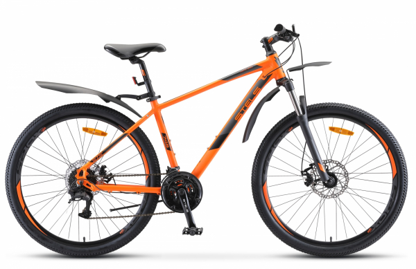 Велосипед Stels Navigator 745 MD 27.5" V010 Оранжевый (2021)
