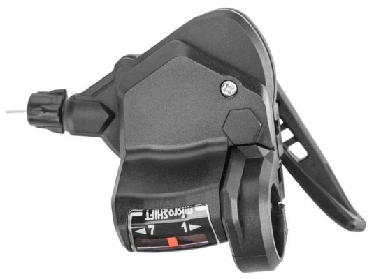 Шифтеры STG Microshift TS50-7, 7 скоростей, с тросом 2050 мм.