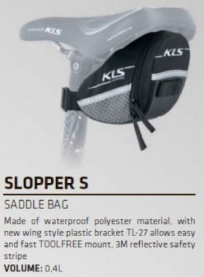 Сумка Kellys под седло SLOPPER S, 0,4л