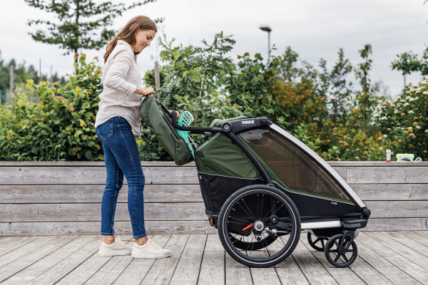 Велосипедный прицеп Thule Chariot Cab2 CypresGreen