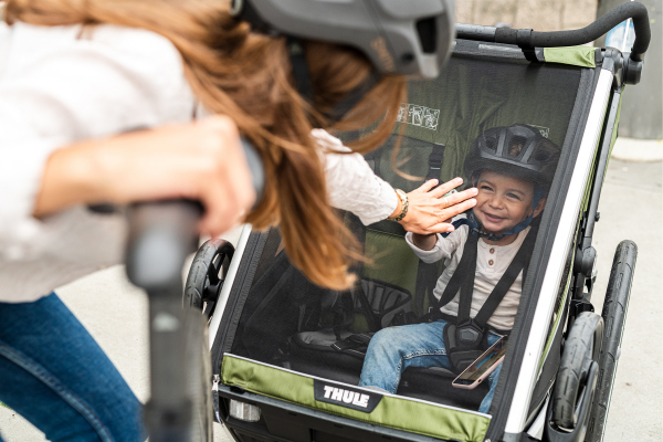 Велосипедный прицеп Thule Chariot Cab2 CypresGreen