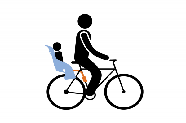 Детское велосипедное кресло Thule RideAlong Child Bike Seat Zinnia