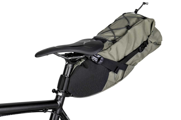 Велосумка подседельная TOPEAK BackLoader 10L, для байкпакинга / Зеленая
