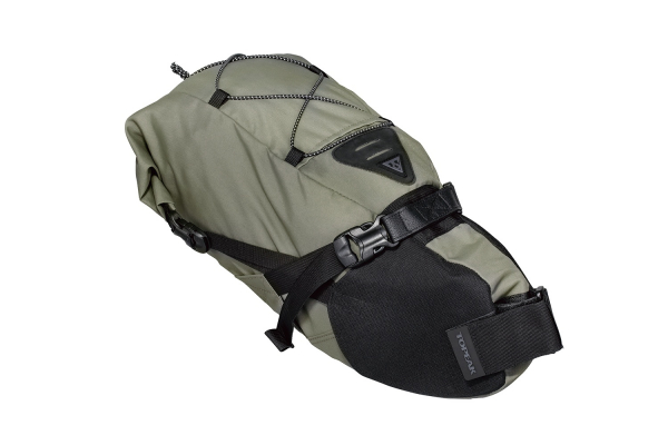 Велосумка подседельная TOPEAK BackLoader 10L, для байкпакинга / Зеленая