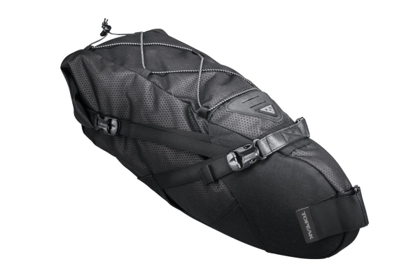 Велосумка подседельная TOPEAK BackLoader 15L, для байкпакинга / Черная