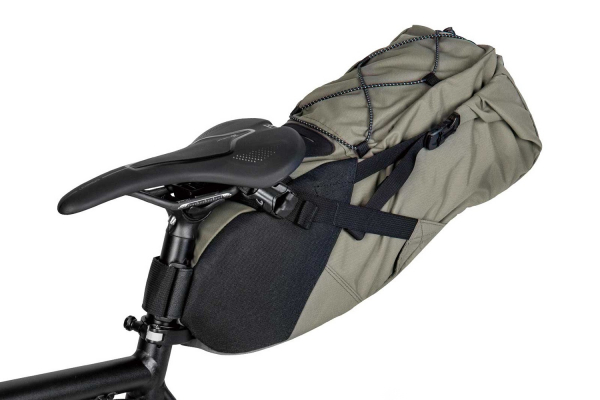 Велосумка подседельная TOPEAK BackLoader 15L, для байкпакинга / Зеленая