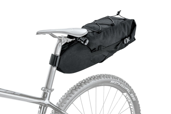 Велосумка подседельная TOPEAK BackLoader 6L, для байкпакинга / Черная
