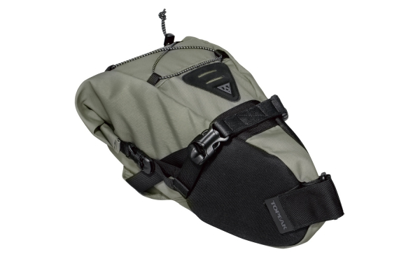Велосумка подседельная TOPEAK BackLoader 6L, для байкпакинга / Зеленая