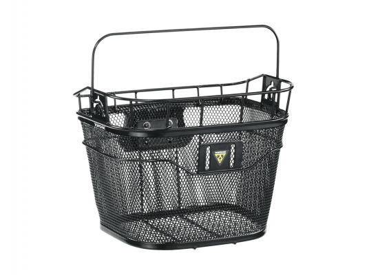 Велокорзина TOPEAK Basket Front (W/ FIXER 3E), на руль, Black