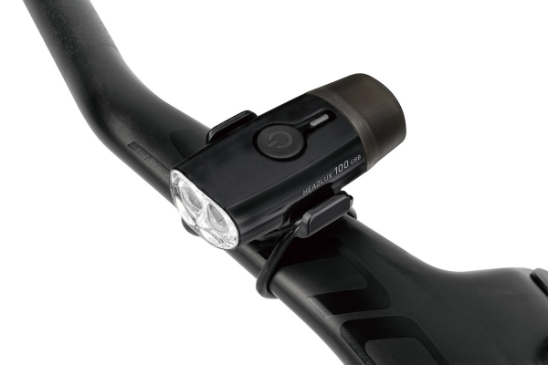 Велофонарь TOPEAK Headlux 100 USB, передний / Черный