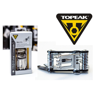 Мультиинструмент TOPEAK MINI 18+, 20 FUNCTION TOOL, W/BAG