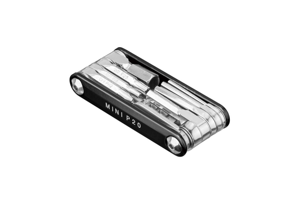 Мультитул складной TOPEAK MINI P20, 20 FUNCTIONS, W/CHAINLINK TOOL, W/BAG, BLACK
