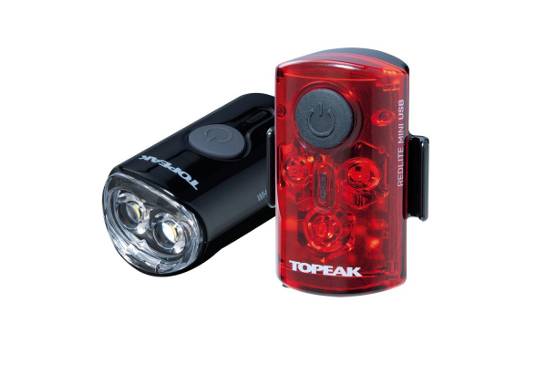 Велофонари TOPEAK Mini USB Combo, передний и задний