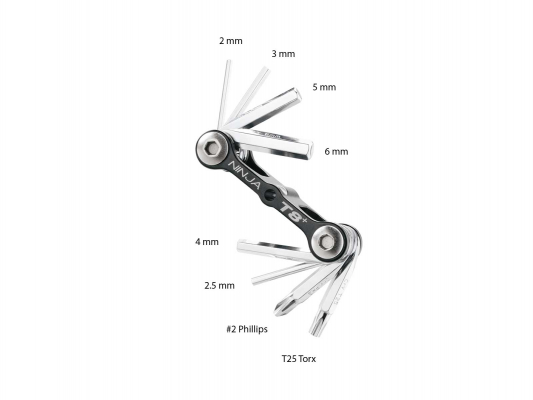 Мультиинструмент TOPEAK NINJA MASTER+ TOOLBOX T8