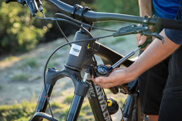 Насос велосипедный для вилки TOPEAK PocketShock DXG (2018), высокого давления