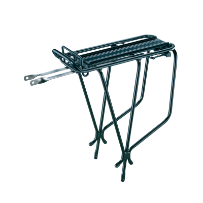Багажник задний TOPEAK SUPER TOURIST TUBULAR RACK, ALUMINUM TUBULAR, W/SPRING, BLACK с прищепкой