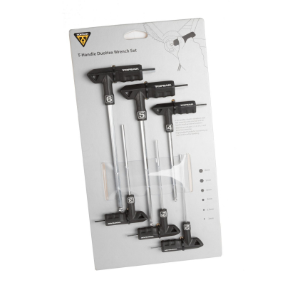 Шестигранники TOPEAK T-HANDLE DUOHEX WRENCH SET