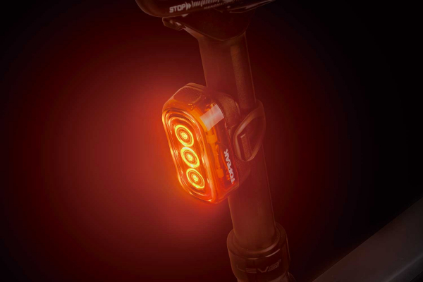 Велофонарь TOPEAK Taillux 100 USB, задний / Красно-оранжевый
