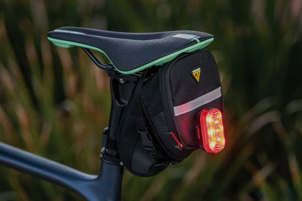 Велофонарь TOPEAK Taillux 100 USB, задний / Красно-оранжевый