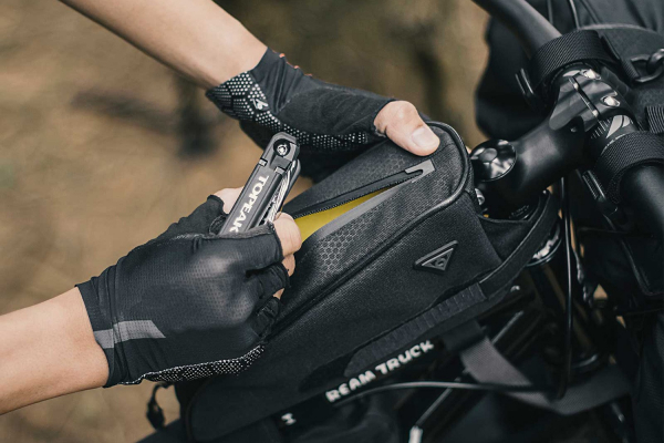 Велосумка на раму TOPEAK TopLoader, для байкпакинга / Черная