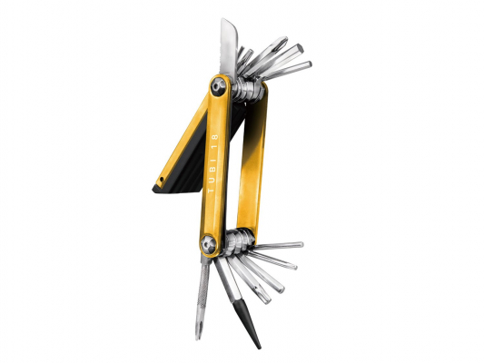 Мультитул велосипедный TOPEAK TUBI 18, 18 функций, MINI TOOL, GOLD