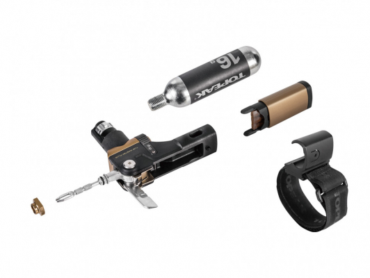 Велосипедный насос TOPEAK Tubi Master+ With 16g CO2