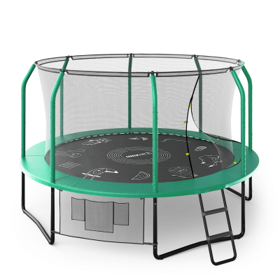 Батут  Unix line SUPREME GAME 12 ft (green)