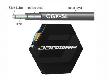 Тросы с оболочками JAGWIRE  для переключателей длинные комплект Universal Sport Shift XL, белый