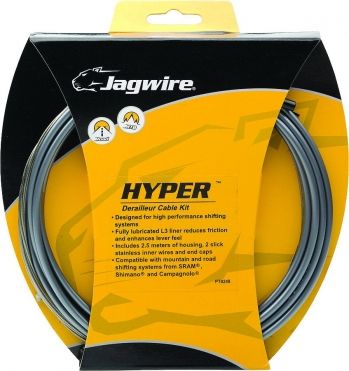 Тросы с оболочками JAGWIRE  для переключателей комплект Universal Sport Shift, серый