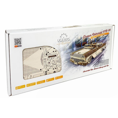 Сборная модель UGEARS Кабриолет мечты VM-05