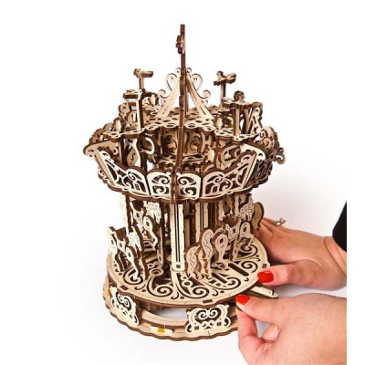 Сборная модель UGEARS Карусель