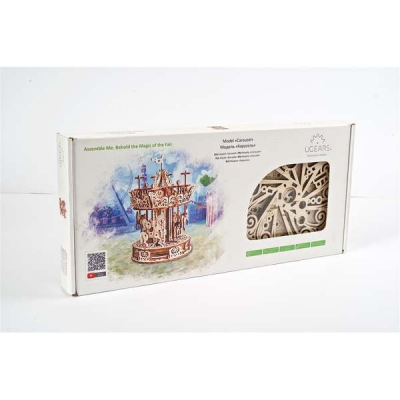 Сборная модель UGEARS Карусель