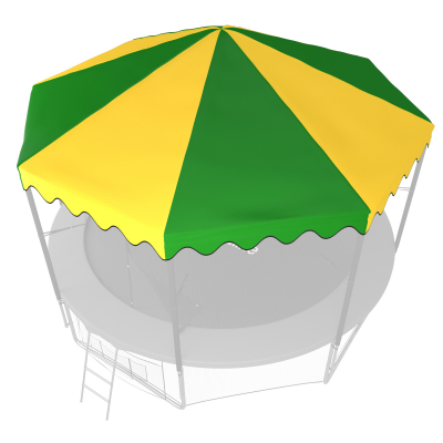 Крыша для батута Unix line 14 ft Green/Yellow