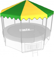 Крыша для батута Unix line 14 ft Green/Yellow