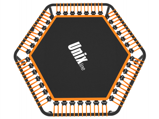 Батут Unix line FITNESS Lite Orange (130 cm)