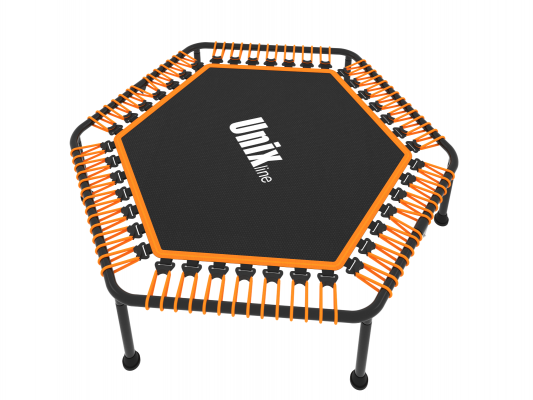 Батут Unix line FITNESS Lite Orange (130 cm)