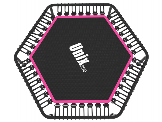 Батут  Unix line FITNESS Lite Pink (130 cm)