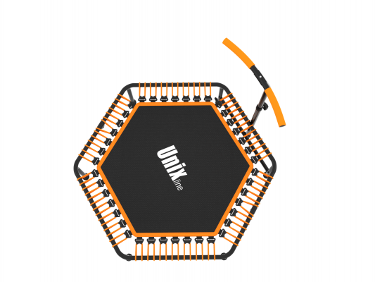 Батут Unix line FITNESS Orange (130 cm)