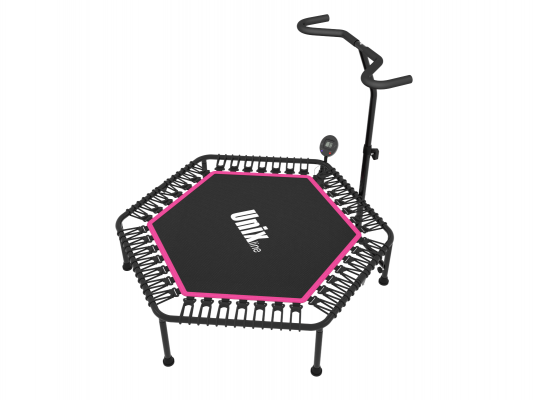 Батут Unix line FITNESS Pink PRO (130 cm)