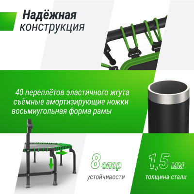 Батут Unix line FITNESS Premium (127 см)