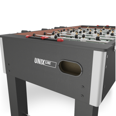 Игровой стол Unix line Футбол - Кикер (140х74 cм) Black