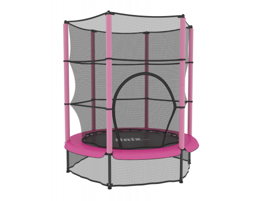 Батут Unix line Kids 4.6 ft Pink (140 cm)