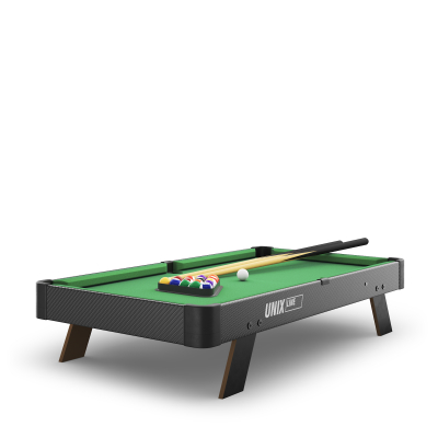 Игровой стол Unix line Мини Бильярд настольный (88х47 cм) Black