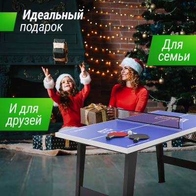 Игровой стол Unix line Настольный теннис (121х68 cм)