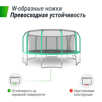 Батут Unix line SUPREME BASIC 16 ft 