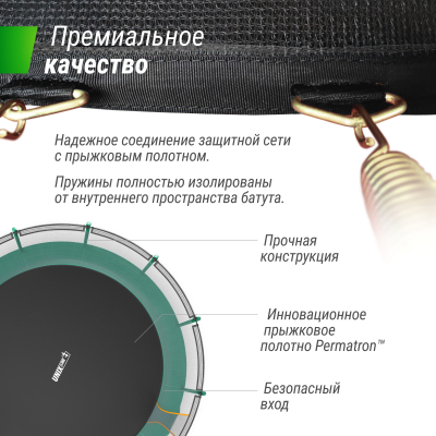 Батут Unix line SUPREME BASIC 16 ft 