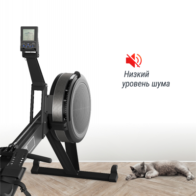 Гребной тренажер UnixFit Air Magnetic Rower-X Black