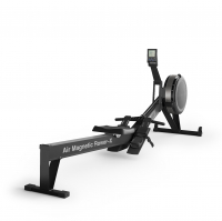 Гребной тренажер UnixFit Air Magnetic Rower-X Black